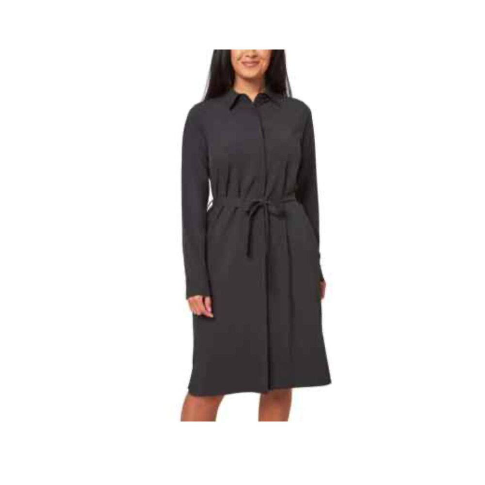 Modern Ambition Long-Sleeve Tie Waist Shirt Dress NWT
